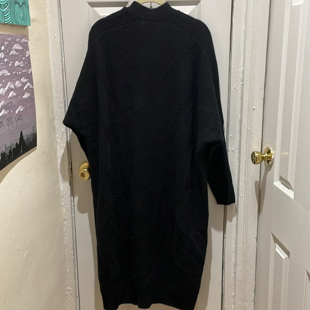 Garnet Hill 100% cashmere full length cardigan - Picture 13 of 17